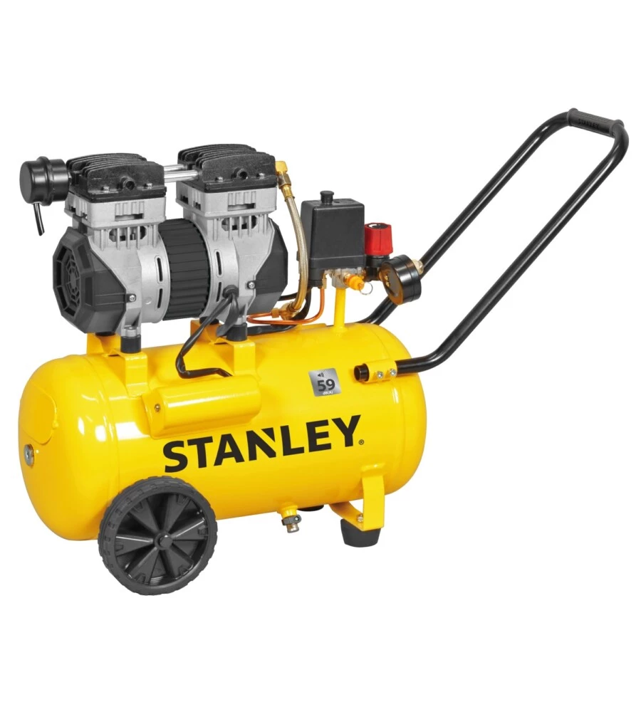 COMPRESSORE ARIA SILENZIATO STANLEY "SXCMS1324HE" 24L 1,3HP